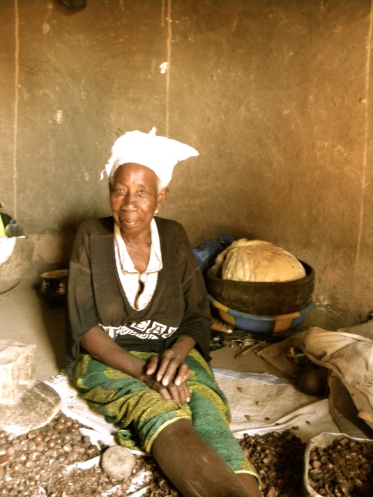 Mali village rural woman shea farmer