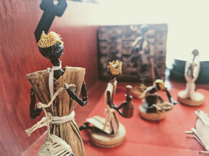 statue figurine straw Nairobi Kenya Africa